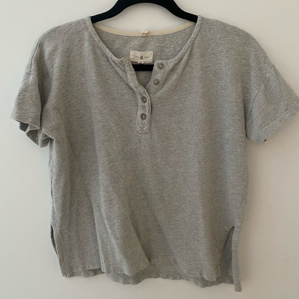 Lou & Grey Henley Top in size XS